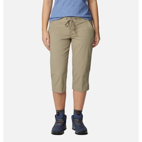 Columbia Women’s Anytime Outdoor Capris Tusk Khaki Size 6 - Picture 1 of 10